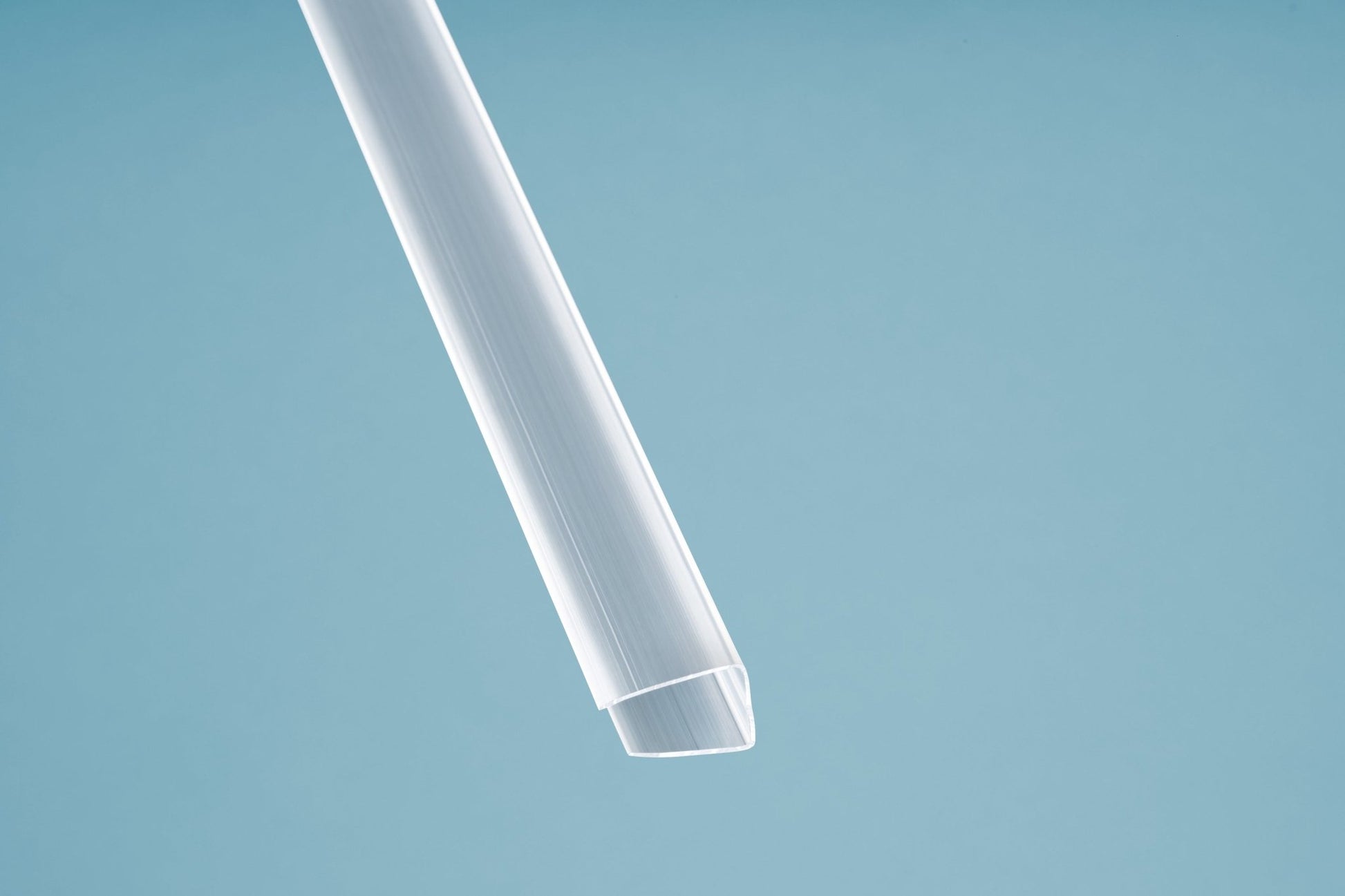 U-Profil aus transparentem Polycarbonat, für 16 mm Hohlkammerplatten im Wandbereich - Plattenprofi24