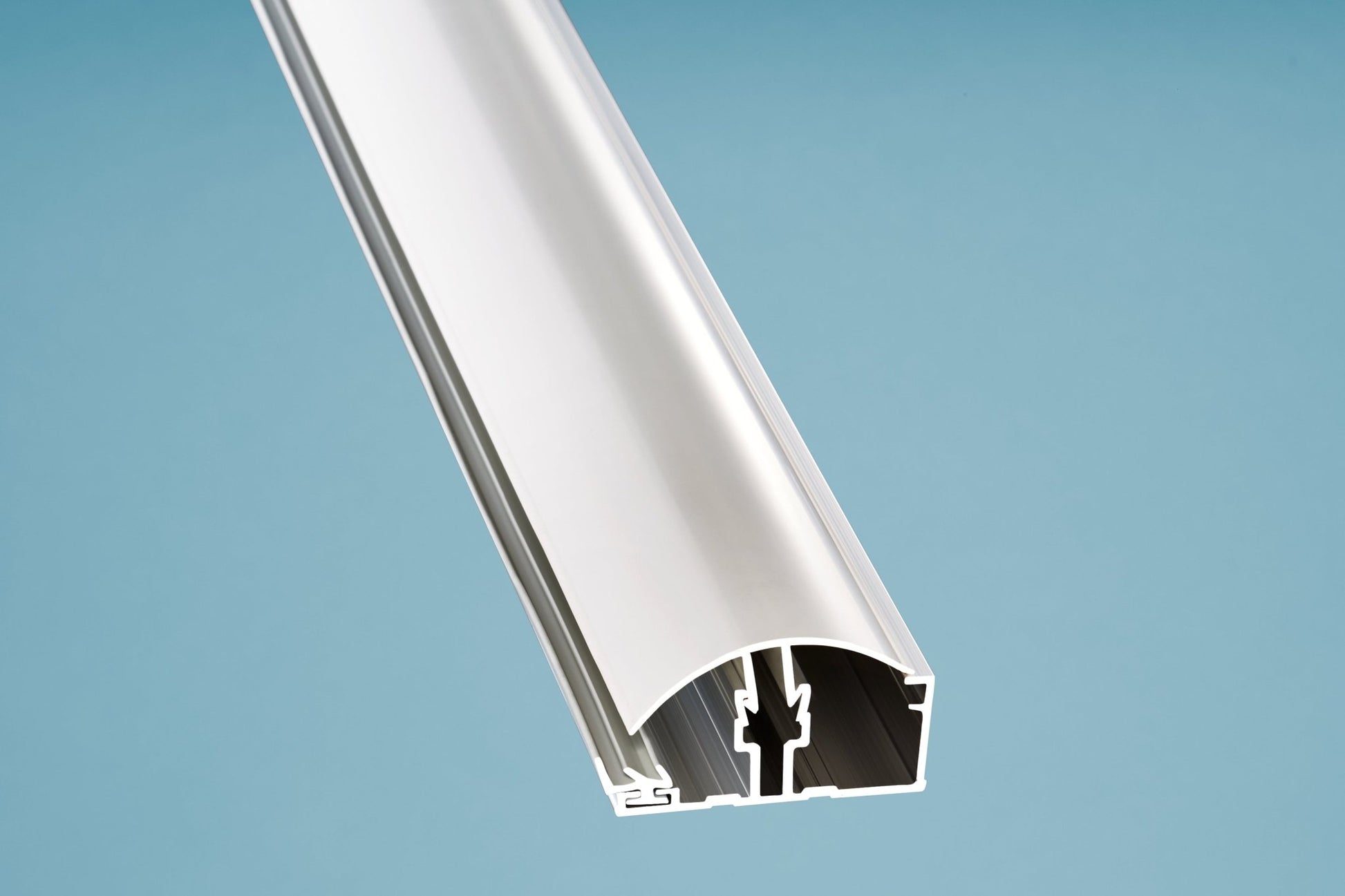 PVC Klemmprofil für 10mm und 16mm Hohlkammerplatten - zuverlässiger Randabschluss - Plattenprofi24