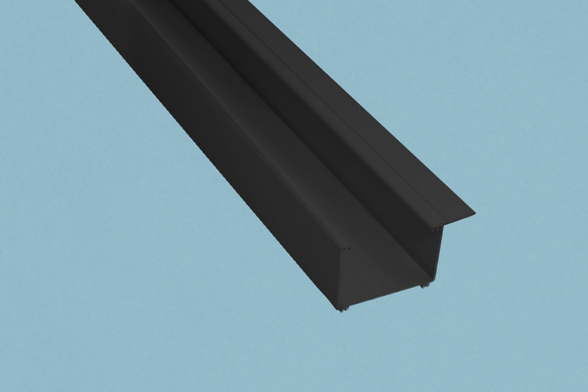 Hochwertige Regenrinne aus Aluminium Anthrazit für effiziente Wasserableitung - Plattenprofi24