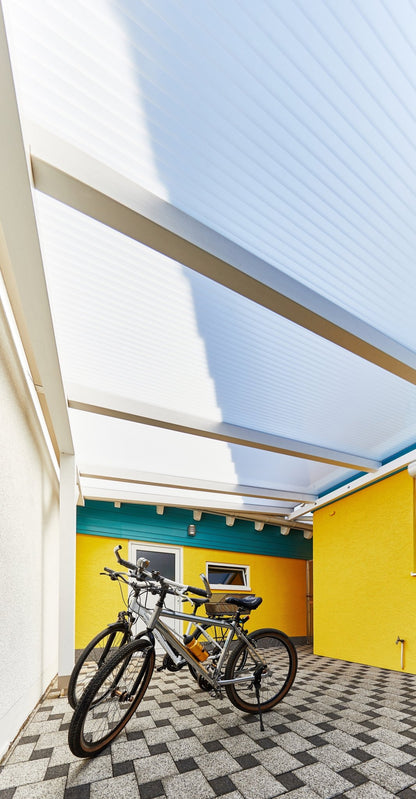 Hohlkammerplatte Acryl 16mm Premium klar - hochwertige Bauprojekte mit Anti-Drop Technologie - Plattenprofi24