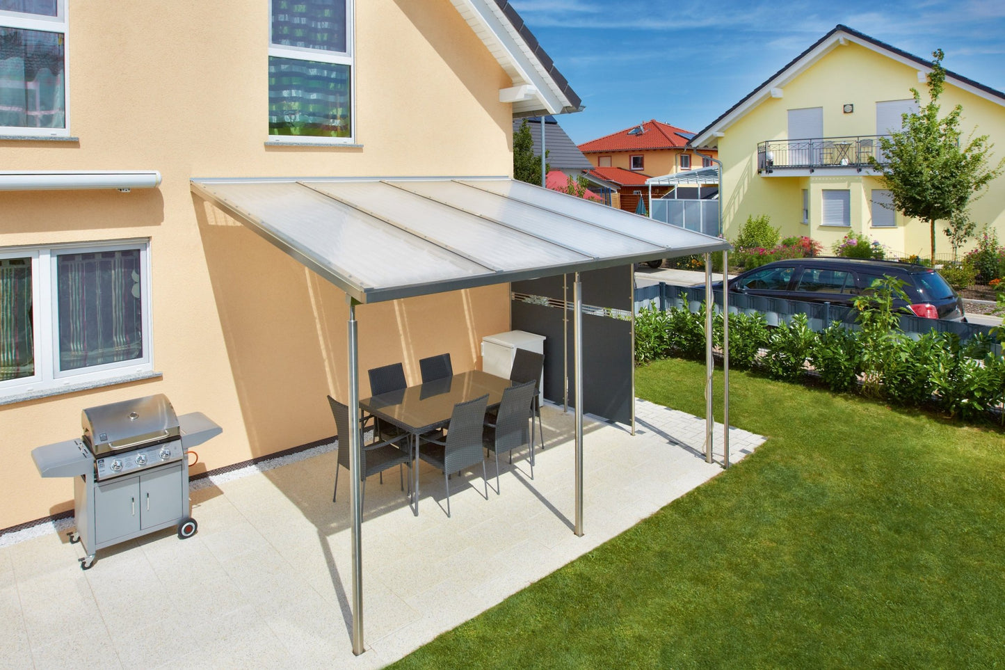 Hohlkammerplatte Acryl 16mm Premium klar - hochwertige Bauprojekte mit Anti-Drop Technologie - Plattenprofi24