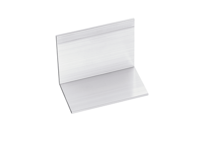 Aluminium Abschluss-Haltewinkel in Silber Pressblank für 10 und 16 mm Hohlkammerplatten - Plattenprofi24