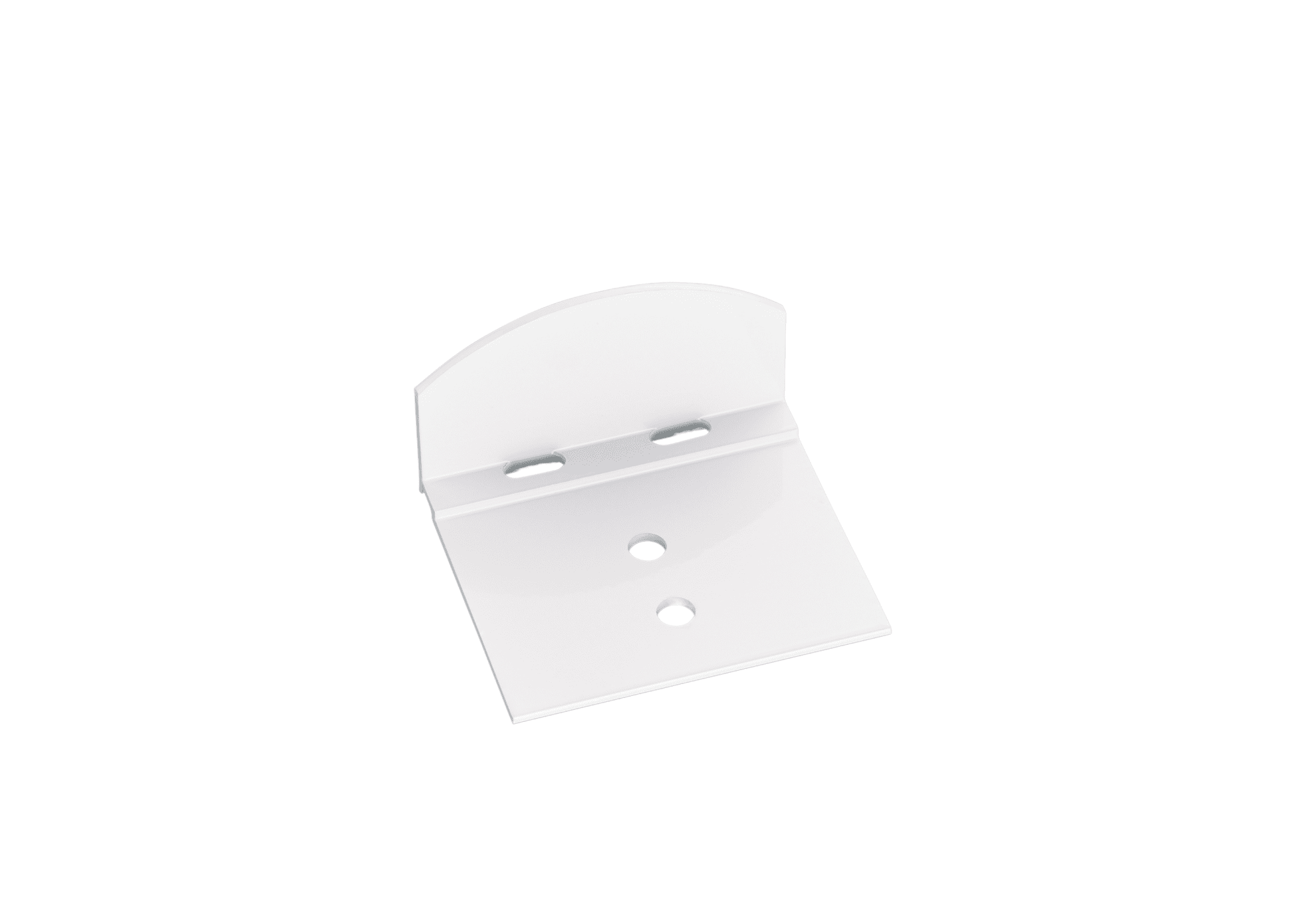 Aluminium Abschluss-Haltewinkel Set in Weiß für 10 mm Hohlkammerplatten - Plattenprofi24