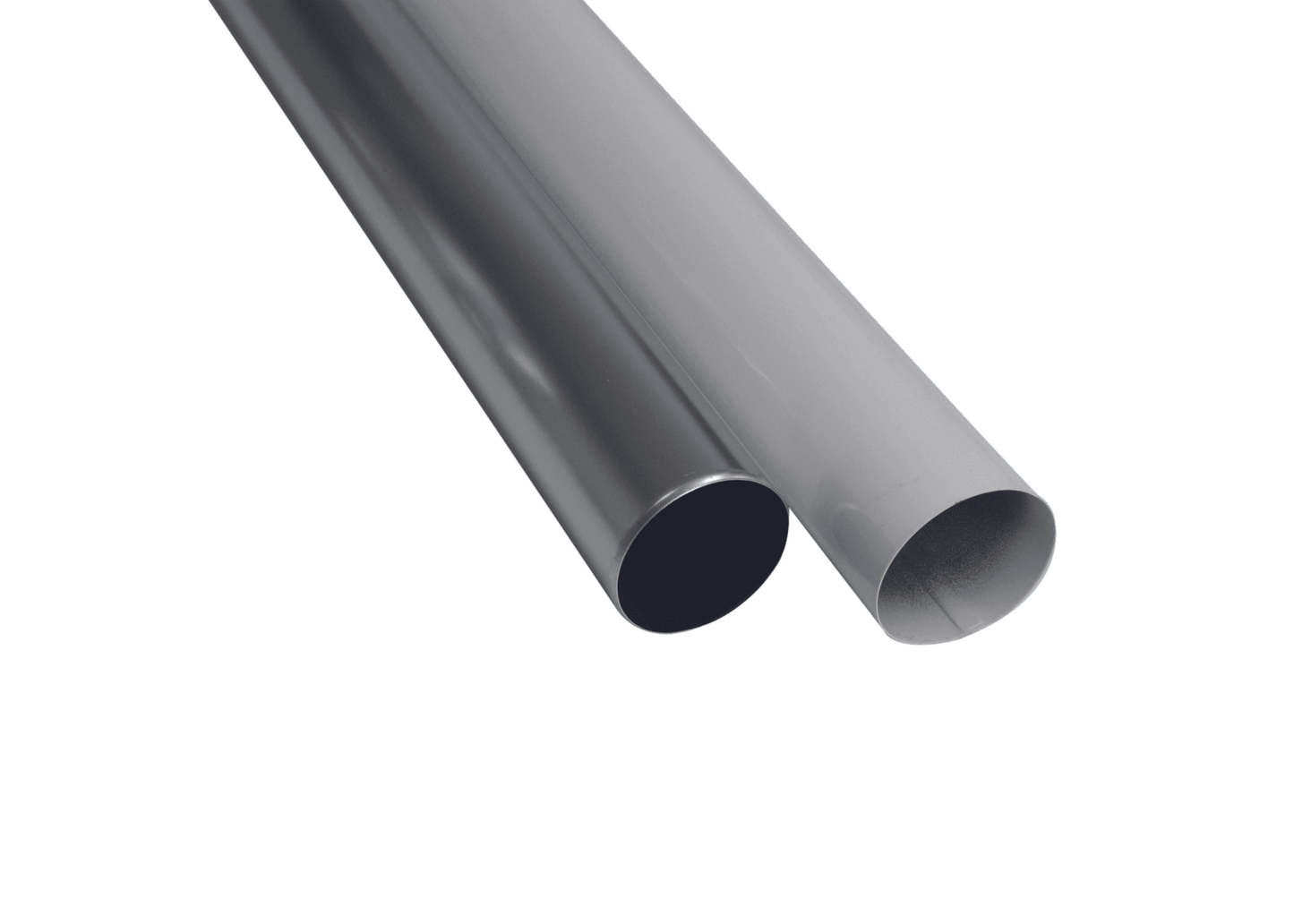 Hochwertiges Aluminium Weiß Fallrohr zur effizienten Ableitung von Regenwasser - Plattenprofi24
