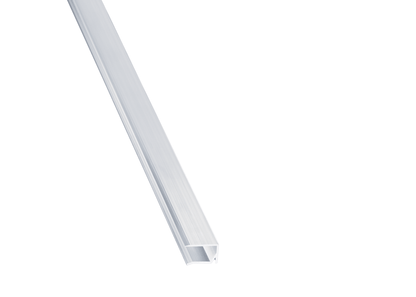 Aluminium U-Profil mit Tropfnase für sauberen Abschluss von 10 mm Hohlkammerplatten - Plattenprofi24