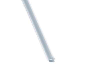 H-Profil aus transparentem Polycarbonat für stabile Wandverbindungen von 6 mm Hohlkammerplatten - Plattenprofi24