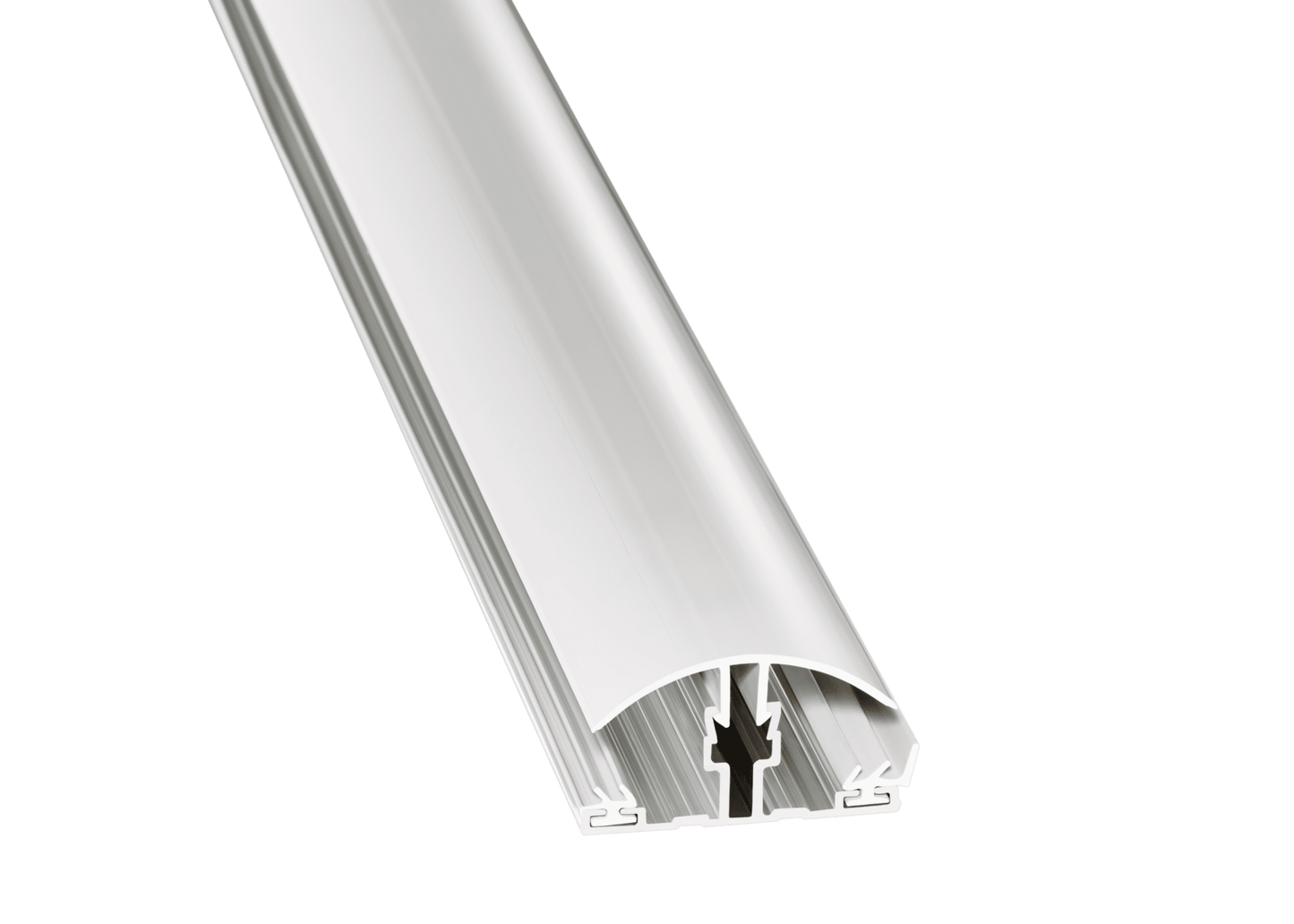 Hochwertiges PVC-Mittelprofil für sichere Verbindung von 10 mm und 16 mm Hohlkammerplatten - Plattenprofi24