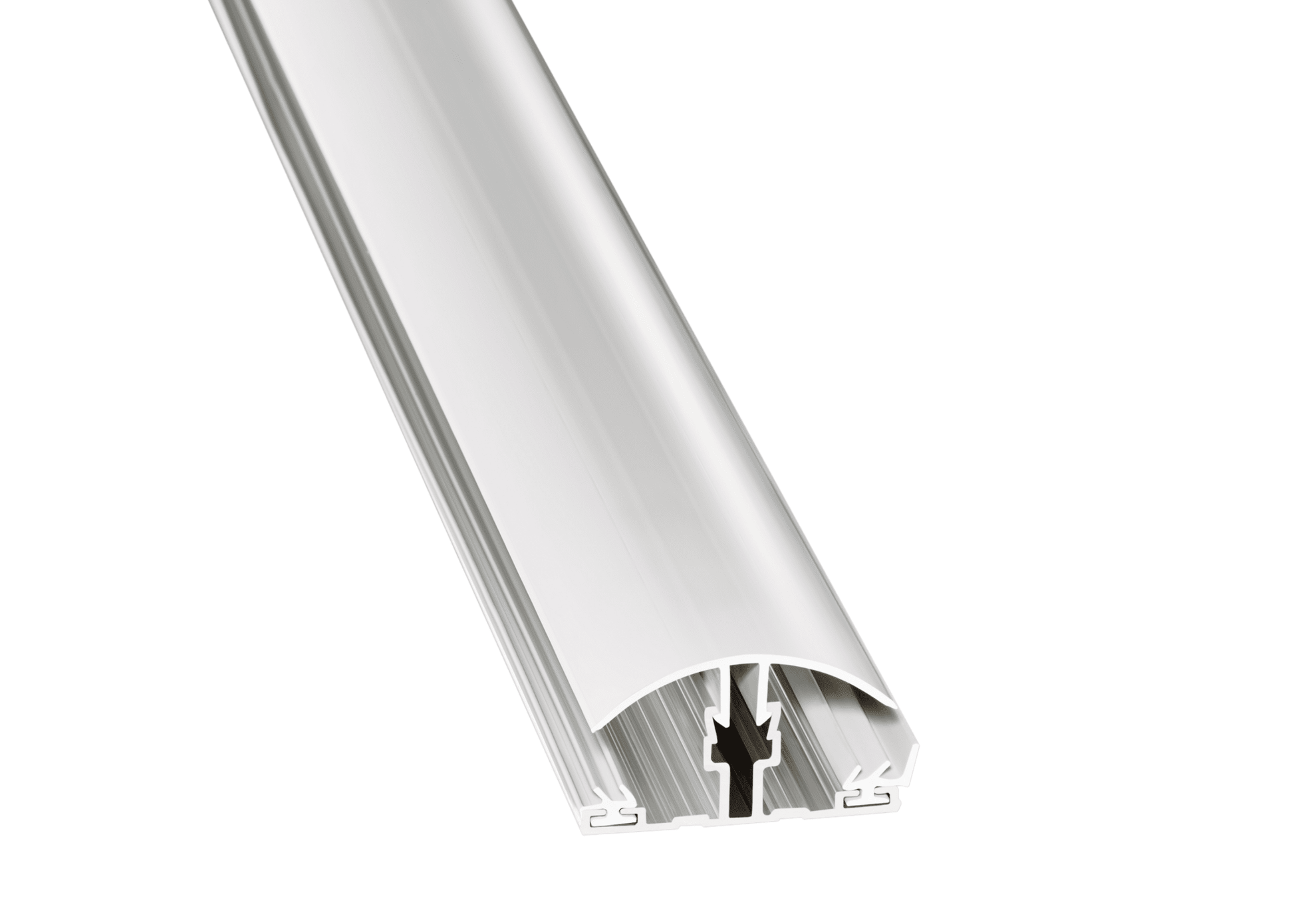 Hochwertiges PVC-Mittelprofil für sichere Verbindung von 10 mm und 16 mm Hohlkammerplatten - Plattenprofi24