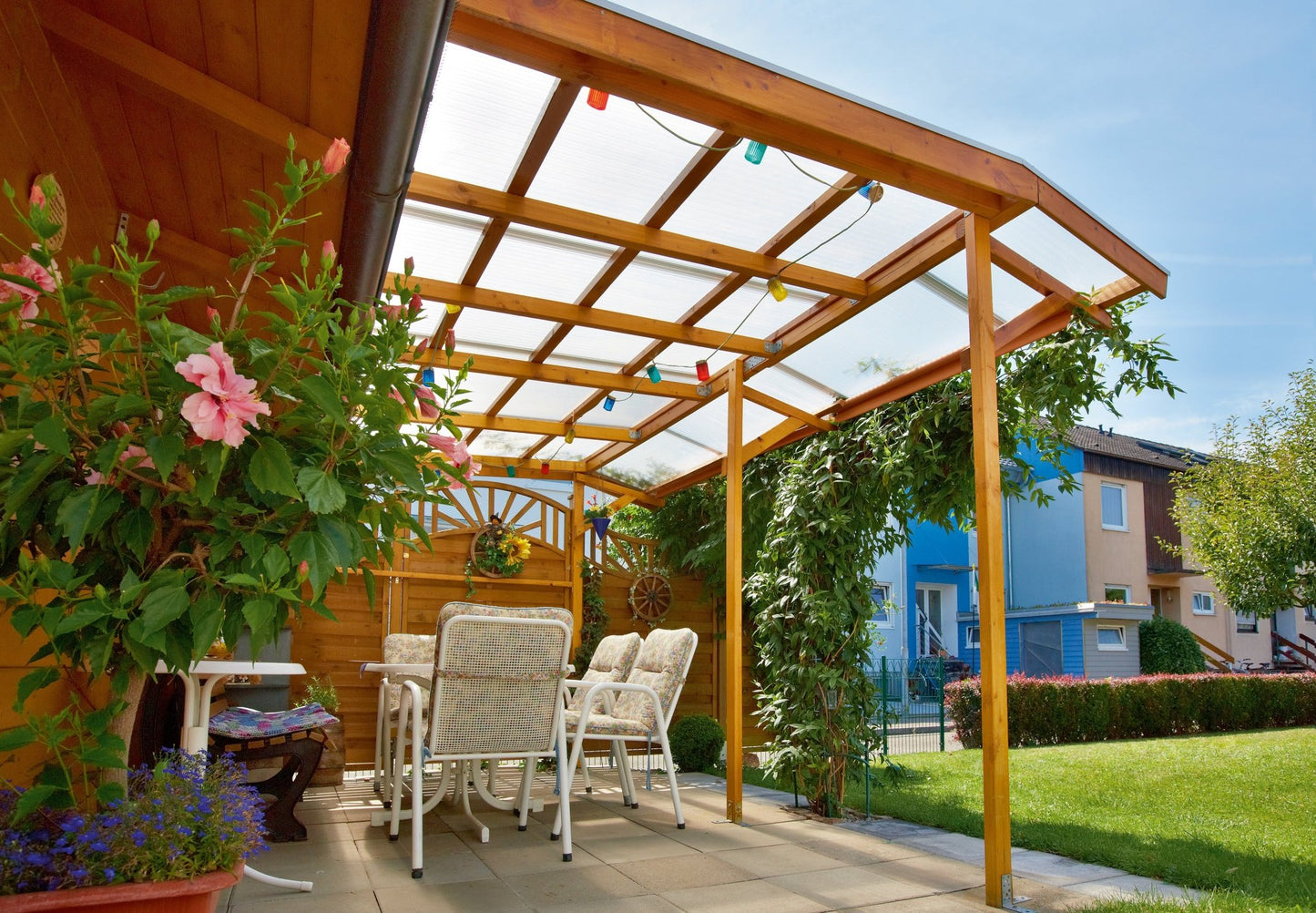 Profilplatte Polycarbonat 2,6mm Deluxe Wabe klar - Hagelfest & robust für Terrassen und Carports - Plattenprofi24