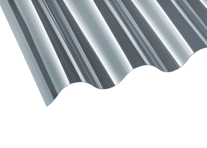 Profilplatte Polycarbonat 0,8mm Basic P5 klar - lichtdurchflutete Überdachung, wetter- und UV-beständig - Plattenprofi24