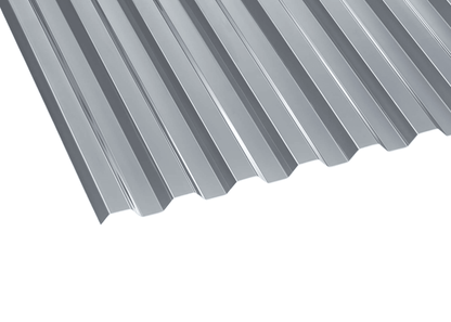 Profilplatte Polycarbonat 0,8mm Basic Thermic grau - Ideal für moderne Überdachungen mit Hitzeschutz - Plattenprofi24