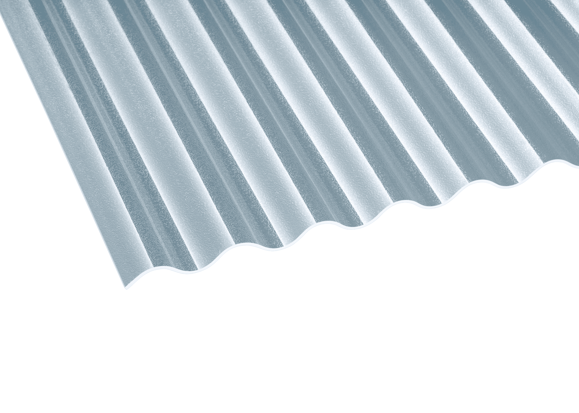 Profilplatte Polycarbonat 2,5mm Deluxe C klar - Hagelfest & robust für Terrassen und Carports - Plattenprofi24