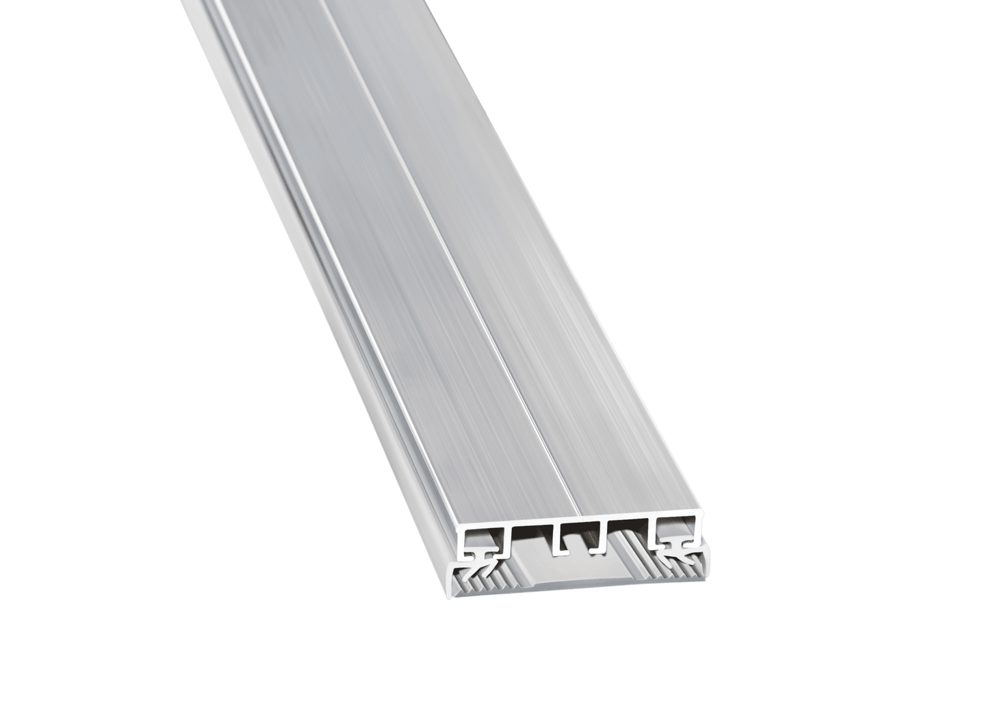 Universalprofil aus Aluminium für sichere Montage von Hohlkammerplatten & Material ab 3mm Stärke - Plattenprofi24
